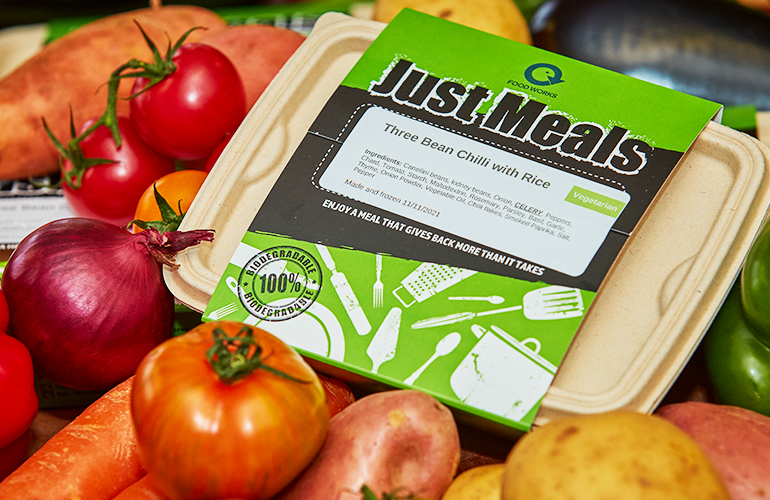 Packaging for the Just Meals product range